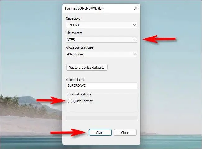 Hoe de harde schijf te formatteren op Windows 11