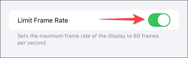 Bagaimana untuk mengehadkan paparan ProMotion kepada 60Hz pada iPhone dan iPad