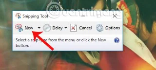 Bagaimana untuk menangkap kawasan skrin Windows 10 menggunakan Alat Snipping