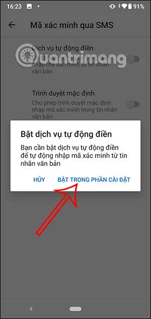 Cómo completar automáticamente códigos de verificación en Android