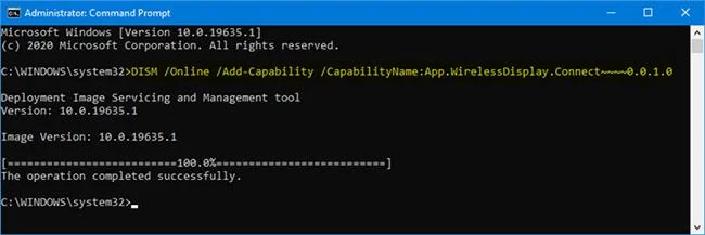 Cara memasang aplikasi Miracast Connect pada Windows 10