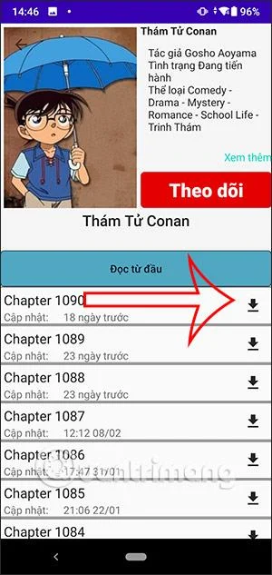 Comment utiliser l'application de lecture de bandes dessinées sur Android