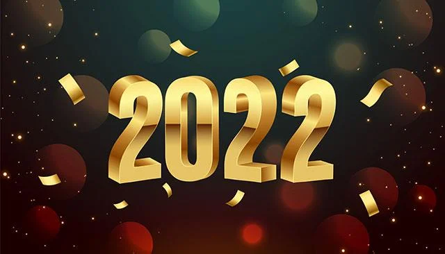 Kertas dinding tahun baru 2022 untuk komputer, selamat tahun baru 2022 foto komputer riba