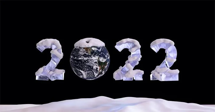 Kertas dinding tahun baru 2022 untuk komputer, selamat tahun baru 2022 foto komputer riba