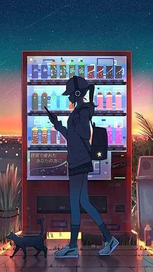 Gambar Anime Girl, Gambar Anime Perempuan pelbagai genre untuk telefon