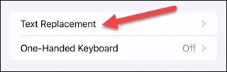 Cara membuat pintasan teks tersuai pada iPhone