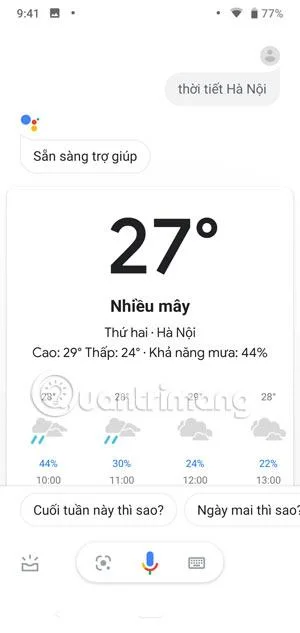 Perintah Google Assistant Vietnam berguna yang boleh anda gunakan