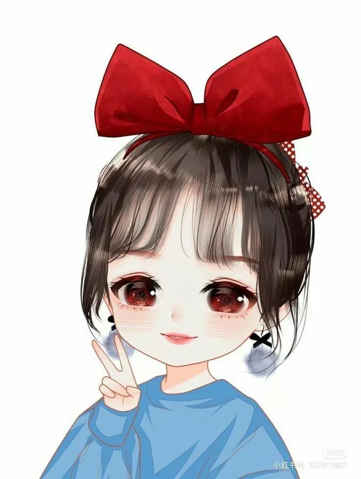 Awatar Chibi, uroczy awatar, piękny awatar Chibi
