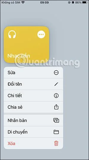 Cara membuat folder pintasan pada Pintasan iPhone