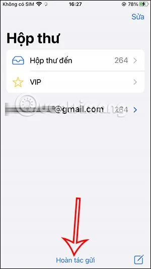 Cara memanggil semula e-mel yang dihantar pada iOS 16