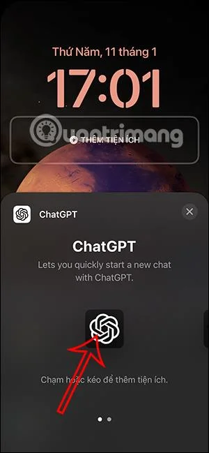 Bagaimana untuk menambah widget ChatGPT ke skrin kunci iPhone
