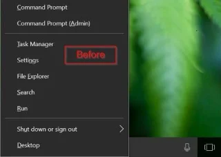 Windows 10da Denetim Masası Uzman Kullanıcı Menüsüne (Windows + X) nasıl eklenir?