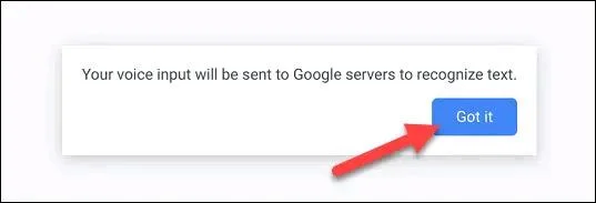Chromebook'ta sesli olarak metin nasıl girilir?