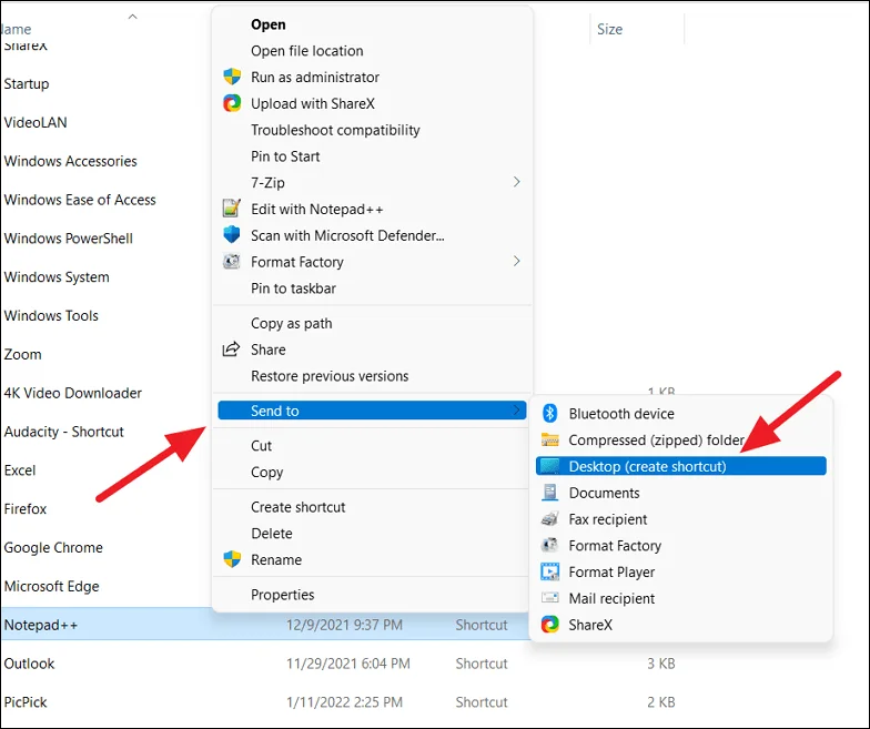 Uygulamalar Windows 11 bilgisayar ekranına nasıl getirilir?