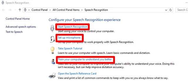 Bagaimana untuk menyediakan pengecaman suara dalam Windows 10