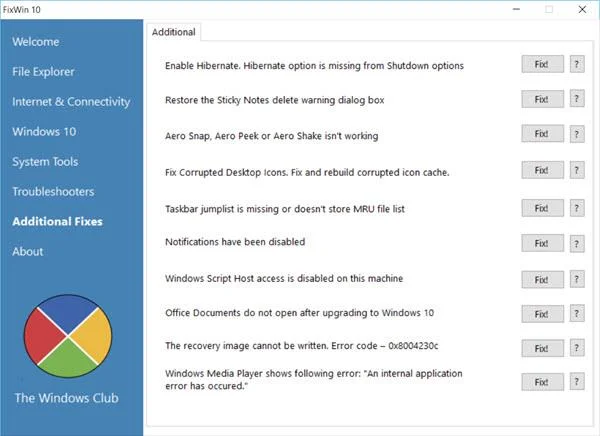 Betulkan ralat Windows 10 dengan hanya 1 klik dengan FixWin