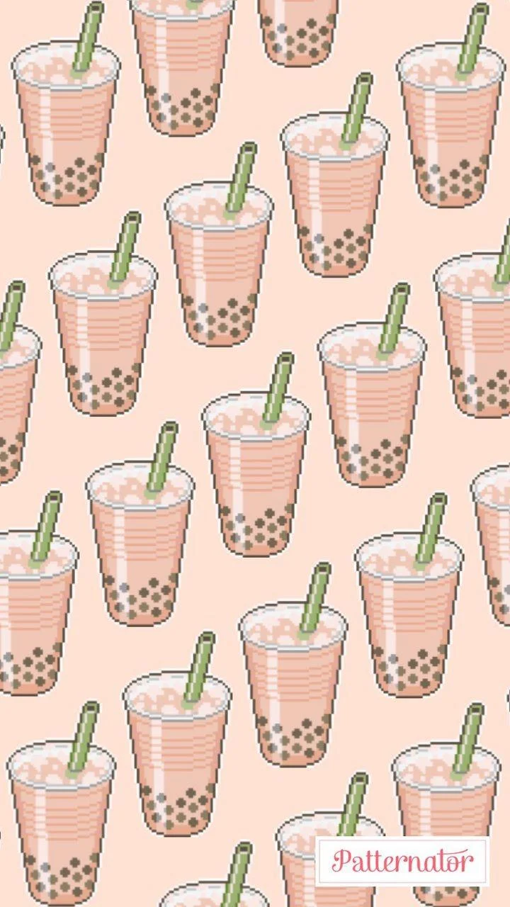 Kertas dinding teh susu, kertas dinding teh susu yang cantik