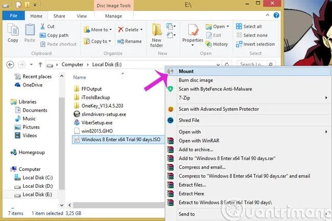 Windows 8'de sağ tıklama menüsüne Bağlama seçeneği ekleyin