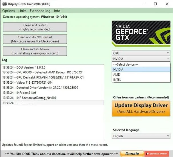 Matikan peneduh tingkap pada Windows 10