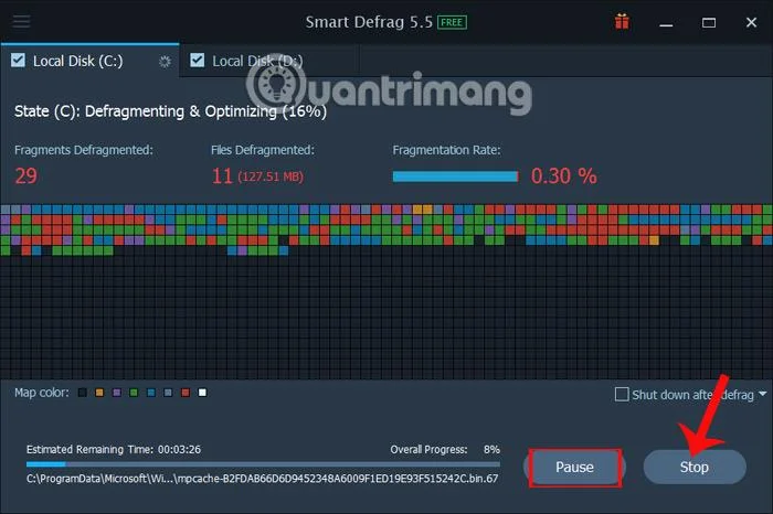 Cara menggunakan Smart Defrag untuk menyahfragma cakera keras dengan berkesan