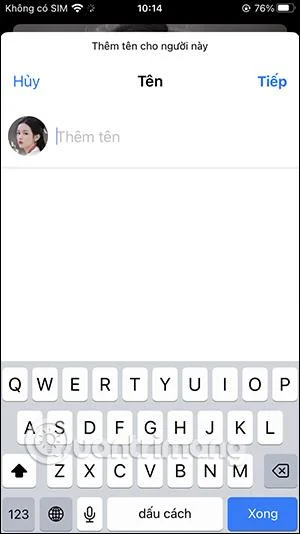 Cara menambah wajah pada foto pada iPhone