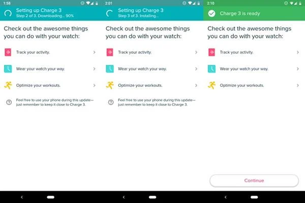 Cara menyediakan jam tangan Fitbit Charge 3 pada Android