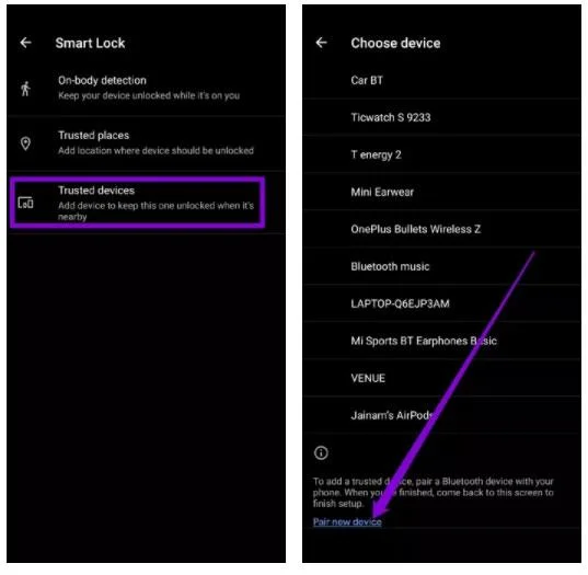 Come attivare/disattivare Smart Lock su Android