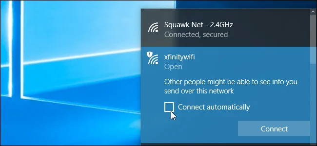 Arahan tentang cara menghalang Windows daripada menyambung secara automatik ke Wi-Fi
