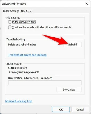 Windows 11'de belirli dosya türlerini arama sonuçlarından gizleme