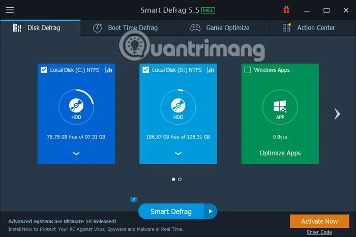 Cara menggunakan Smart Defrag untuk menyahfragma cakera keras dengan berkesan