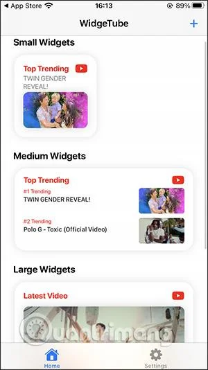 Cara menggunakan utiliti iPhone WidgeTube YouTube