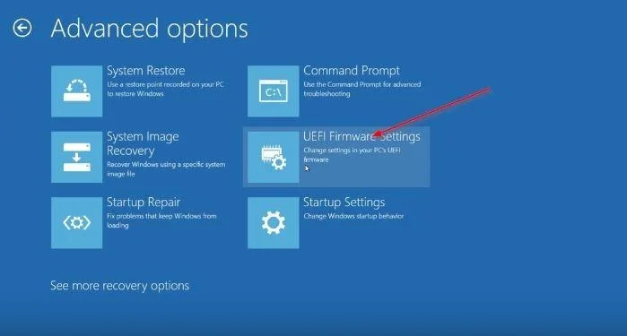 Bagaimana untuk membuka tetapan UEFI pada Windows 10