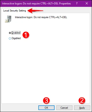 Veilig inloggen in- of uitschakelen op Windows 10, Windows 11
