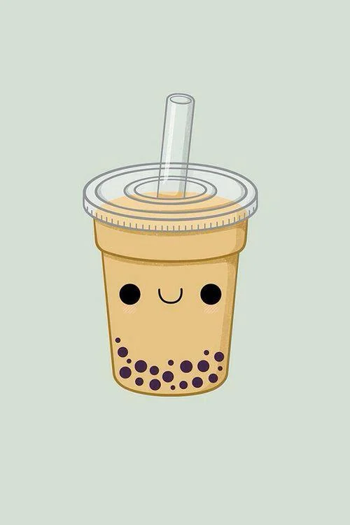 Kertas dinding teh susu, kertas dinding teh susu yang cantik