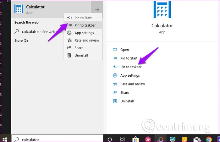 Bagaimana untuk menyelesaikan masalah kehilangan Kalkulator dalam Windows 10