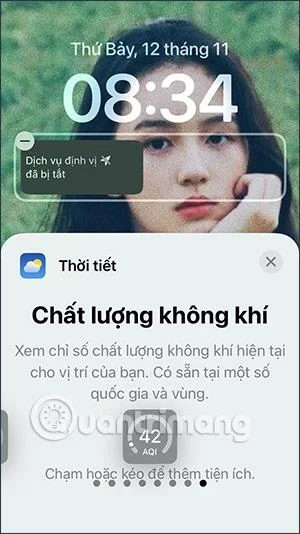 Bagaimana untuk mengesan cuaca pada skrin kunci iPhone