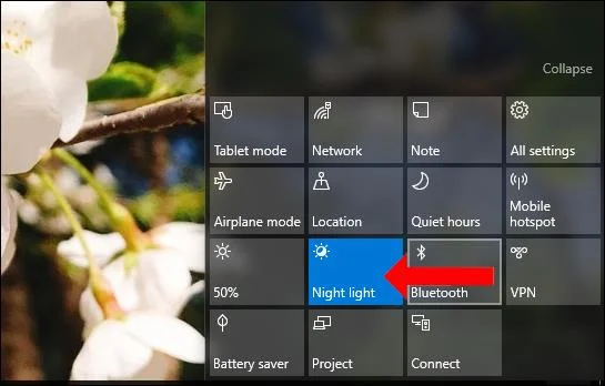 Comment activer le mode nuit Night Light sur Windows 10