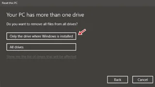 Comment réinitialiser la mise à jour de Windows 10 Fall Creators