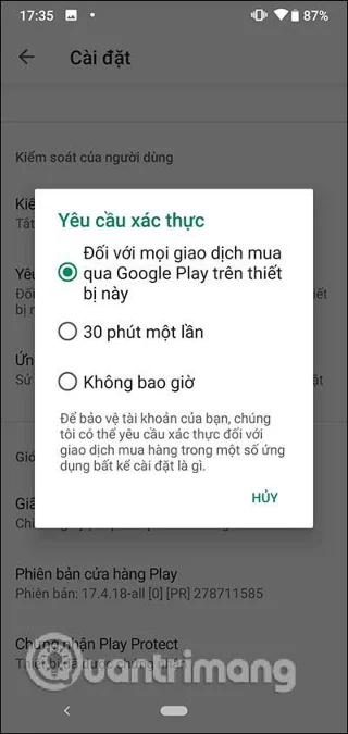Cara mendayakan kawalan ibu bapa di Gedung Google Play
