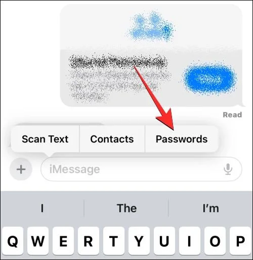 Bagaimana untuk menghantar kata laluan akaun dalam mesej iPhone