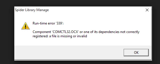 Hoe de ontbrekende COMDLG32.OCX-fout op Windows te herstellen
