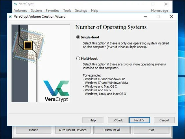 Bagaimana untuk menyulitkan pemacu sistem Windows dengan VeraCrypt