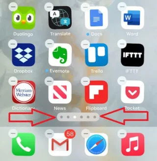 Bagaimana untuk menyembunyikan halaman aplikasi pada iPhone