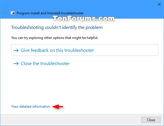 Windows'ta Program Yükleme ve Kaldırma Sorun Gidericisi nasıl indirilir ve kullanılır?