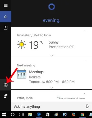 Bagaimana untuk menyediakan carian selamat pada Cortana Windows 10