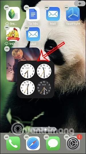 Bagaimana untuk menyusun widget pada iPhone untuk memampatkan skrin