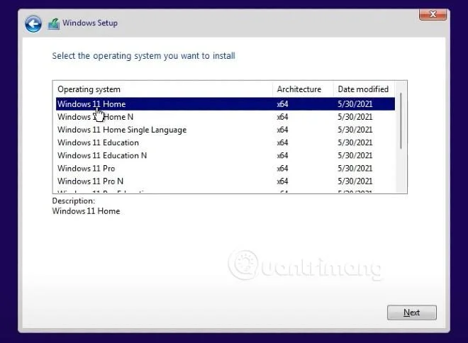 Windows 11 のインストール手順、ISO ファイルを使用した Windows 11 のインストール手順