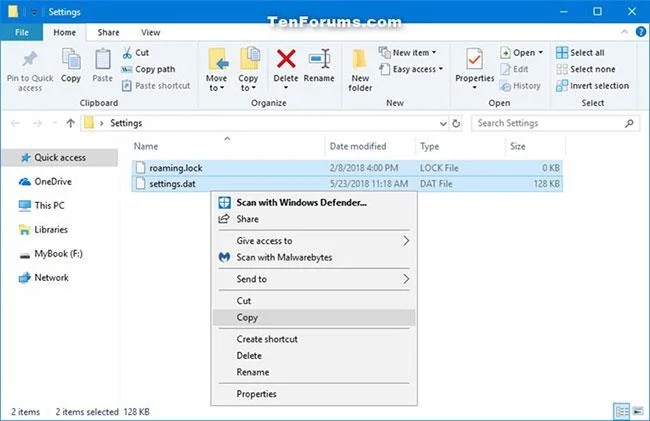 Windows 10'da Fotoğraflar uygulaması ayarları nasıl yedeklenir ve geri yüklenir