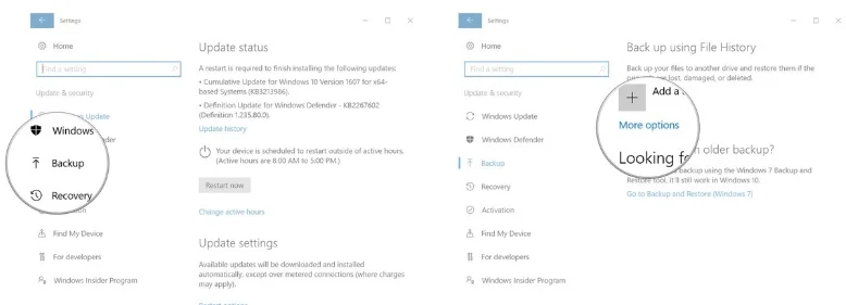 Bagaimana untuk membuat sandaran imej pada komputer Windows 10?