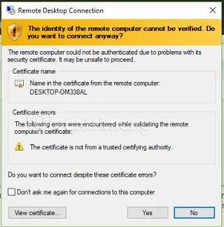 Arahan untuk mengaktifkan dan menggunakan Desktop Jauh pada komputer Windows 10